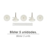 Cuelga Cuadros Redondo Grande (Blister 5 unidades) Clavar al por Mayor | Almacén de Ferretería