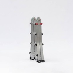 Escalera Telescópica Aluminio  5+5 Peldaños