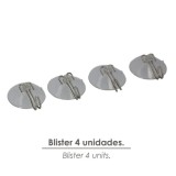 Colgador Oryx Ventosa 38 mm, (Blister 4 Unidades) al por Mayor | Almacén de Ferretería