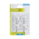 Colgador Oryx Ventosa 38 mm, (Blister 4 Unidades) al por Mayor | Almacén de Ferretería