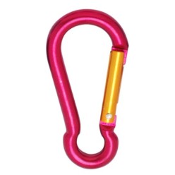 Mosqueton Bombero Aluminio Colores Surtidos 60 mm, para llaves