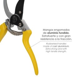 Tijeras Podar 1 Mano Japonesa Akagi T-8S  220 mm, Mangos Aluminio Endurecido, Hoja Recubierta PTFE