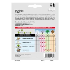 Semillas Calabacin Verde Oscuro (5 gramos) Semillas Verduras, Horticultura, Horticola, Semillas Huerto,