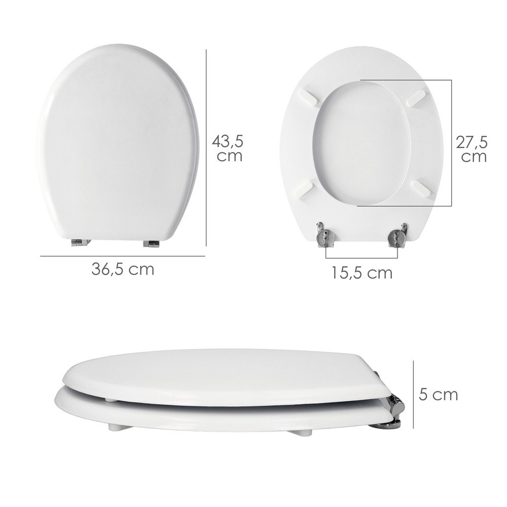 Tapa Wc  Blanco Deluxe al por Mayor | Almacén de Ferretería
