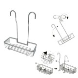 Cestillo Inox Para Colgar 1 Altura, 280 x 105 x 335 mm, al por Mayor | Almacén de Ferretería
