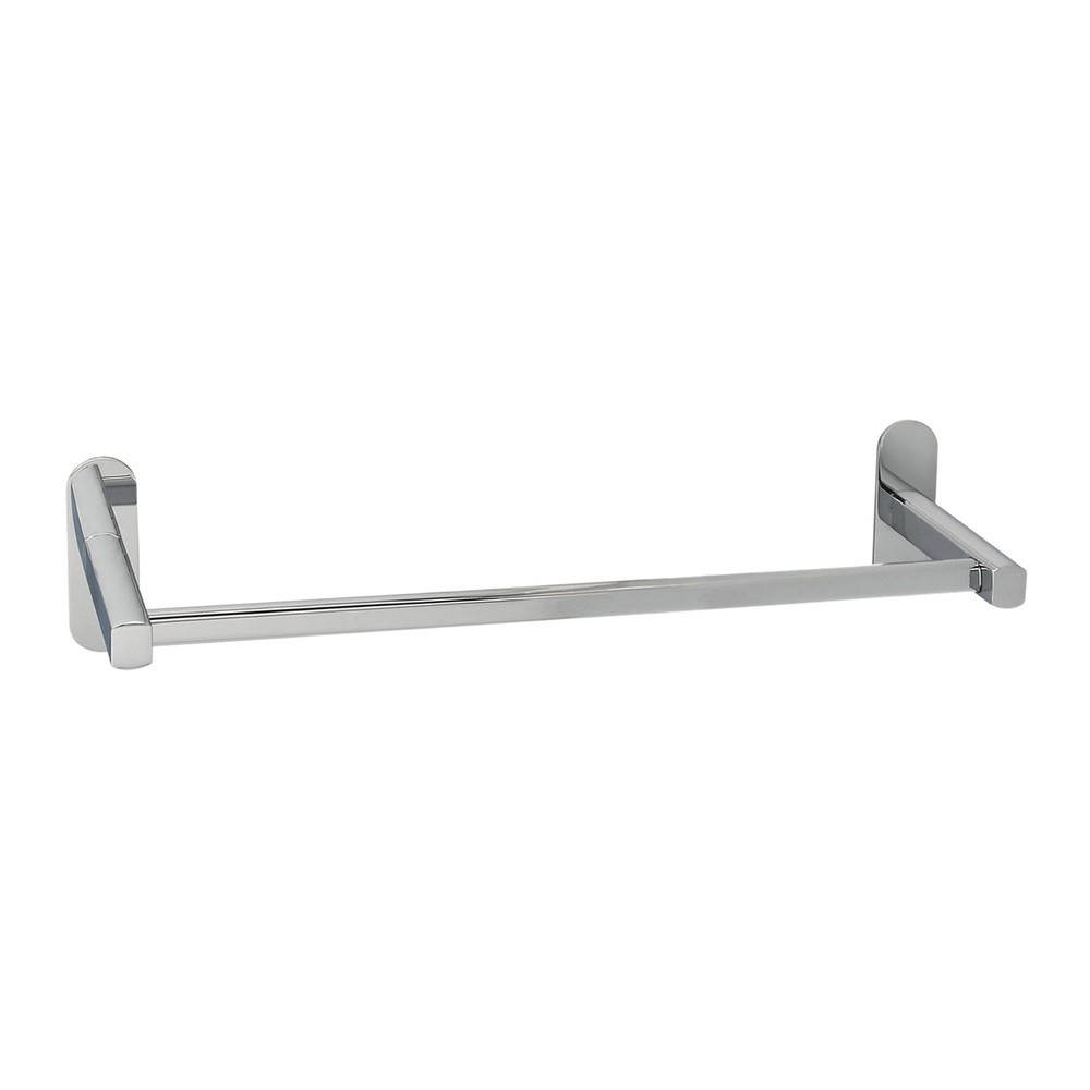 Toallero Barra 60 cm, Color Inox Con Efecto Espejo, Autoadhesivo Resistente, Porta Toallas, Toallero Adhesivo Pared/Mueble al po