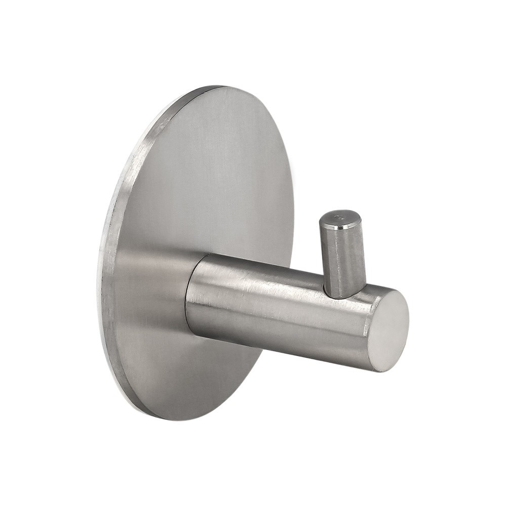 Gancho Colgador Baño Individual Toallas / Albornoz Color Inox Autoadhesivo Resistente, Sin Tornillos al por Mayor | Almacén de F