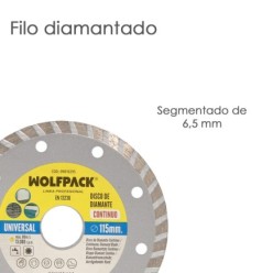 Disco Diamante 115 mm, General Obra Continuo