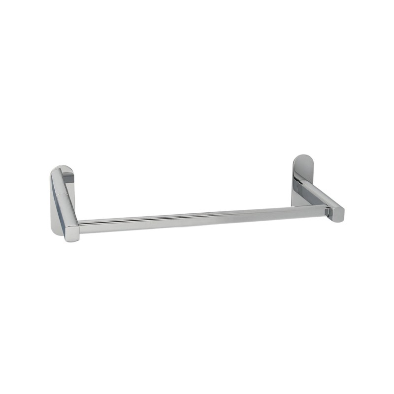 Toallero Barra 40 cm, Color Inox Con Efecto Espejo, Autoadhesivo Resistente, Porta Toallas, Toallero Adhesivo Pared/Mueble