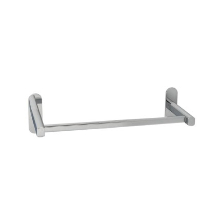 Toallero Barra 40 cm, Color Inox Con Efecto Espejo, Autoadhesivo Resistente, Porta Toallas, Toallero Adhesivo Pared/Mueble
