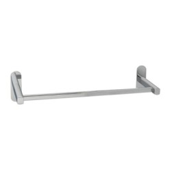 Toallero Barra 60 cm, Color Inox Con Efecto Espejo, Autoadhesivo Resistente, Porta Toallas, Toallero Adhesivo Pared/Mueble