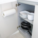 Soporte Vertical 5 Niveles Para Sartenes, Tapaderas, Acero Cromado al por Mayor | Almacén de Ferretería