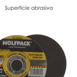 Disco Corte Abrasivo Acero Inoxidable Ø 115x Ø 22,2 mm Espesor 1,0 mm, Disco Radial / Amoladora Universal