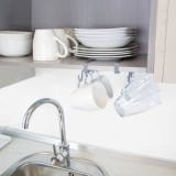 Colgador Tazas, Soporte Cocina Bajo Mueble, Acero Cuelgatazas para 10 tazas al por Mayor | Almacén de Ferretería
