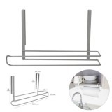 Colgador Portarrollos Papel Cocina, Acero Para Puertas, Encimeras, Muebles, 32,5x18x10 cm, al por Mayor | Almacén de Ferretería