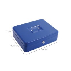 Caja Caudales Wolfpack  Pintada Nº 4   300x235 mm, Con Bandeja Interior