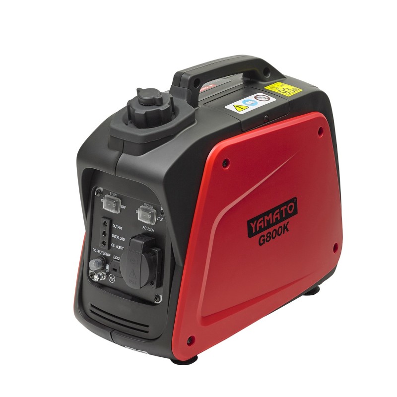 Generador Inverter Gasolina Silencioso 0,8 Kw Motor 4 Tiempos, Motor 4 Tiempos OHV, Estación Energia Generador Electricidad