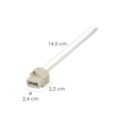 Portalamparas G9 Ceramico Para Bombillas Halogenas / LED