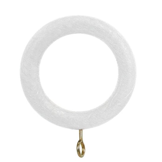 Anilla Madera Lisa Con Hembrilla 29x45 mm, Blanco al por Mayor | Almacén de Ferretería