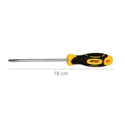 Destornillador Bimaterial Boca Estampada 4x100 mm,
