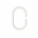 Anillas Para Cortinas de Ducha Oval, Anilla Baño Oval 18 mm, Blanca (Bolsa 100 Unidades) al por Mayor | Almacén de Ferretería