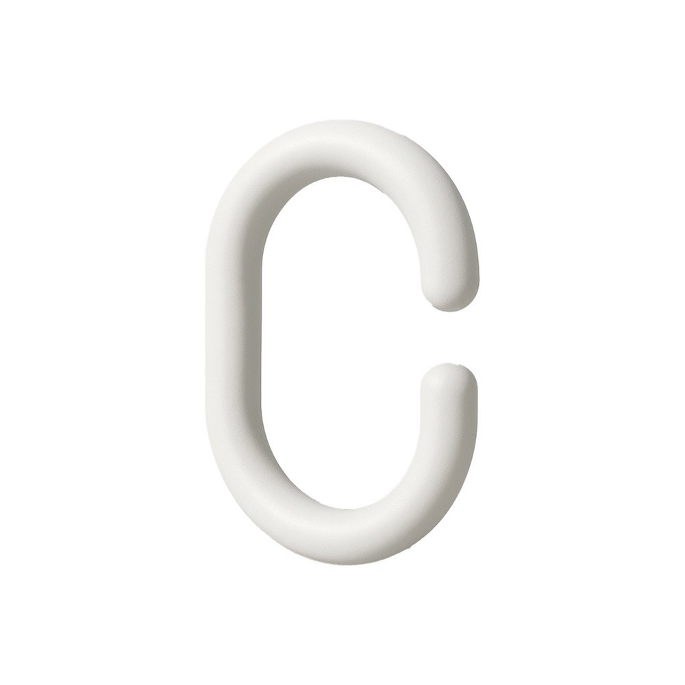Anillas Para Cortinas de Ducha Oval, Anilla Baño Oval 18 mm, Blanca (Bolsa 100 Unidades) al por Mayor | Almacén de Ferretería
