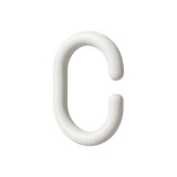 Anillas Para Cortinas de Ducha Oval, Anilla Baño Oval 18 mm, Blanca (Bolsa 100 Unidades) al por Mayor | Almacén de Ferretería