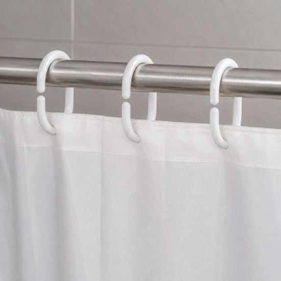 Anillas Para Cortinas de Ducha Oval, Anilla Baño Oval 18 mm, Blanca (Bolsa 100 Unidades) al por Mayor | Almacén de Ferretería