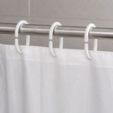 Anillas Para Cortinas de Ducha Oval, Anilla Baño Oval 18 mm, Blanca (Bolsa 100 Unidades) al por Mayor | Almacén de Ferretería