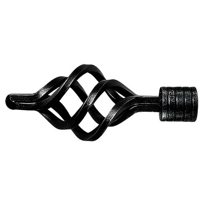 Terminal Forja Piña Ø 20 mm, Negro al por Mayor | Almacén de Ferretería