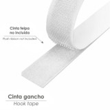 Cinta Velcro Gancho Con Adhesivo Blanco Rollo 25 metros al por Mayor | Almacén de Ferretería