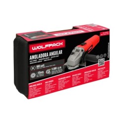 Amoladora Angular 900 Watt, Disco Ø 115 mm, 11,000 R,P,M, Mango 3 Posiciones Eje M14 Protector Disco Ajustable, Anti arranque