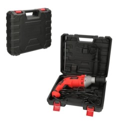 Taladro Percutor Con Variador de Velocidad 1050 Watt, Incluye Maletín, Empuñadura y Guia Metalica,