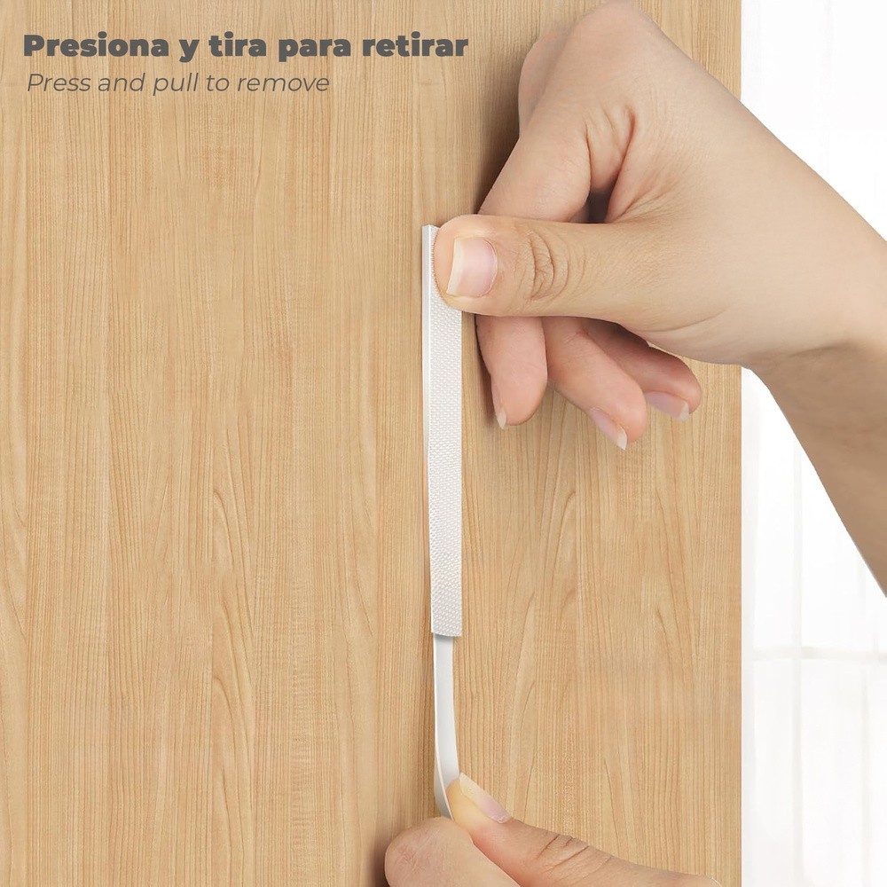 Tiras Colgadoras Adhesicas Con Velcro 19 x 85 mm, Blister 4 unidades al por Mayor | Almacén de Ferretería