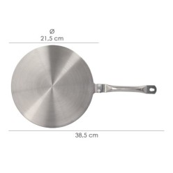 Adaptador Para Induccion / Vitroceramica Ø 21,5 cm, 3 Capas Acero Inoxidable / Aluminio