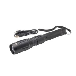 Linterna LED De Mano Con Bateria Recargable Con Función Powerbank ( 2,000 mAh) 500 Lumenes (5 Watt,) Con Función Zoom