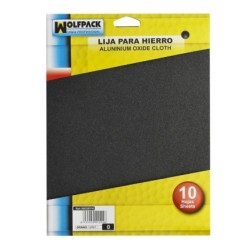 Lija Hierro 0 Fino (Pack 10 Pliegos)