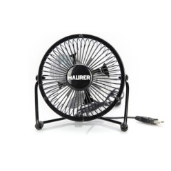 Ventilador Sobremesa Ø 10 cm, Funcionamiento USB