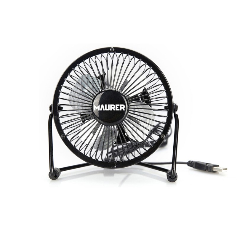 Ventilador Sobremesa Ø 10 cm, Funcionamiento USB