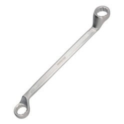 Llave Estrella Acodada Plus Acero Cromo Vanadio 24x26 DIN 838, Llave Doble Boca Acodada, Llave Fija Estrella Acodada