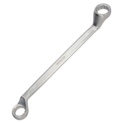 Llave Estrella Acodada Plus Acero Cromo Vanadio 30x32 DIN 838, Llave Doble Boca Acodada, Llave Fija Estrella Acodada