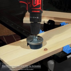 Juego Sierras Campana 50 mm, 25/62 7 Piezas