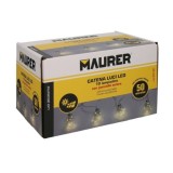Guirnalda Solar 10 Bombillas / 50 Micro Leds Luz Calida, Bateria Recargable Uso en Exteriores / Interiores Ip44 al por Mayor | A