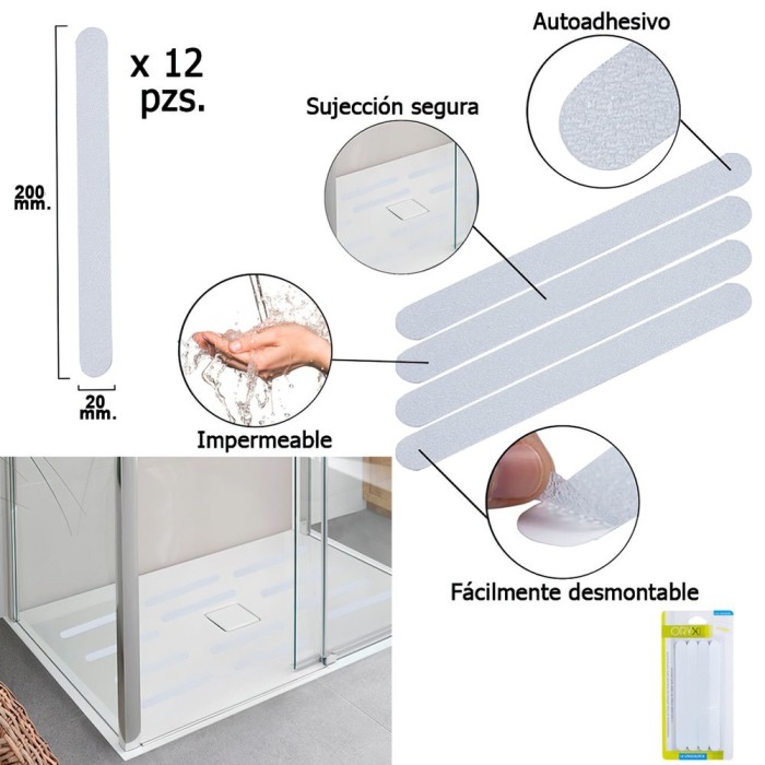 Tiras Antideslizante Adhesivas Para Baños / Duchas al por Mayor | Almacén de Ferretería