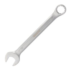 Llave Combinada Plus 19x19 Acero Cromo Vanadio DIN 3113, Llave Doble Boca, Llave Fija, Llave Estrella