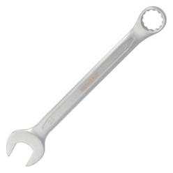 Llave Combinada Plus 26x26 Acero Cromo Vanadio DIN 3113, Llave Doble Boca, Llave Fija, Llave Estrella