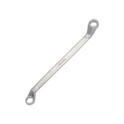 Llave Estrella Acodada Plus Acero Cromo Vanadio 12x13 DIN 838, Llave Doble Boca Acodada, Llave Fija Estrella Acodada