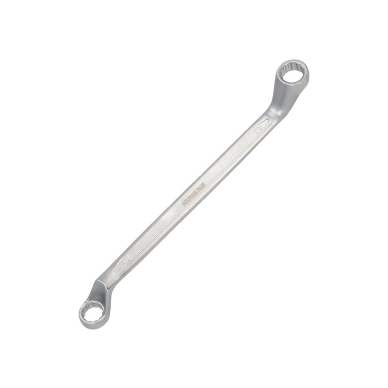 Llave Estrella Acodada Plus Acero Cromo Vanadio 12x13 DIN 838, Llave Doble Boca Acodada, Llave Fija Estrella Acodada