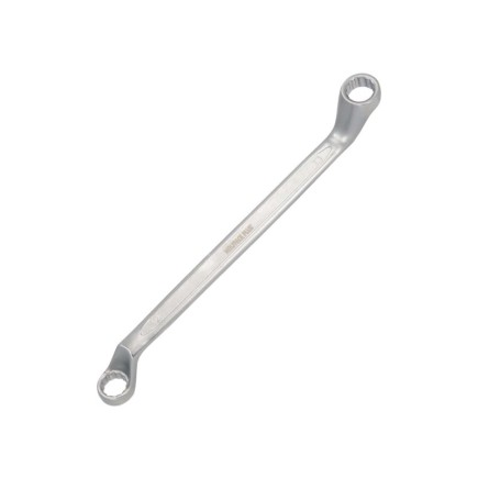 Llave Estrella Acodada Plus Acero Cromo Vanadio 12x13 DIN 838, Llave Doble Boca Acodada, Llave Fija Estrella Acodada