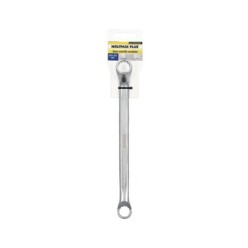 Llave Estrella Acodada Plus Acero Cromo Vanadio 14x15 DIN 838, Llave Doble Boca Acodada, Llave Fija Estrella Acodada